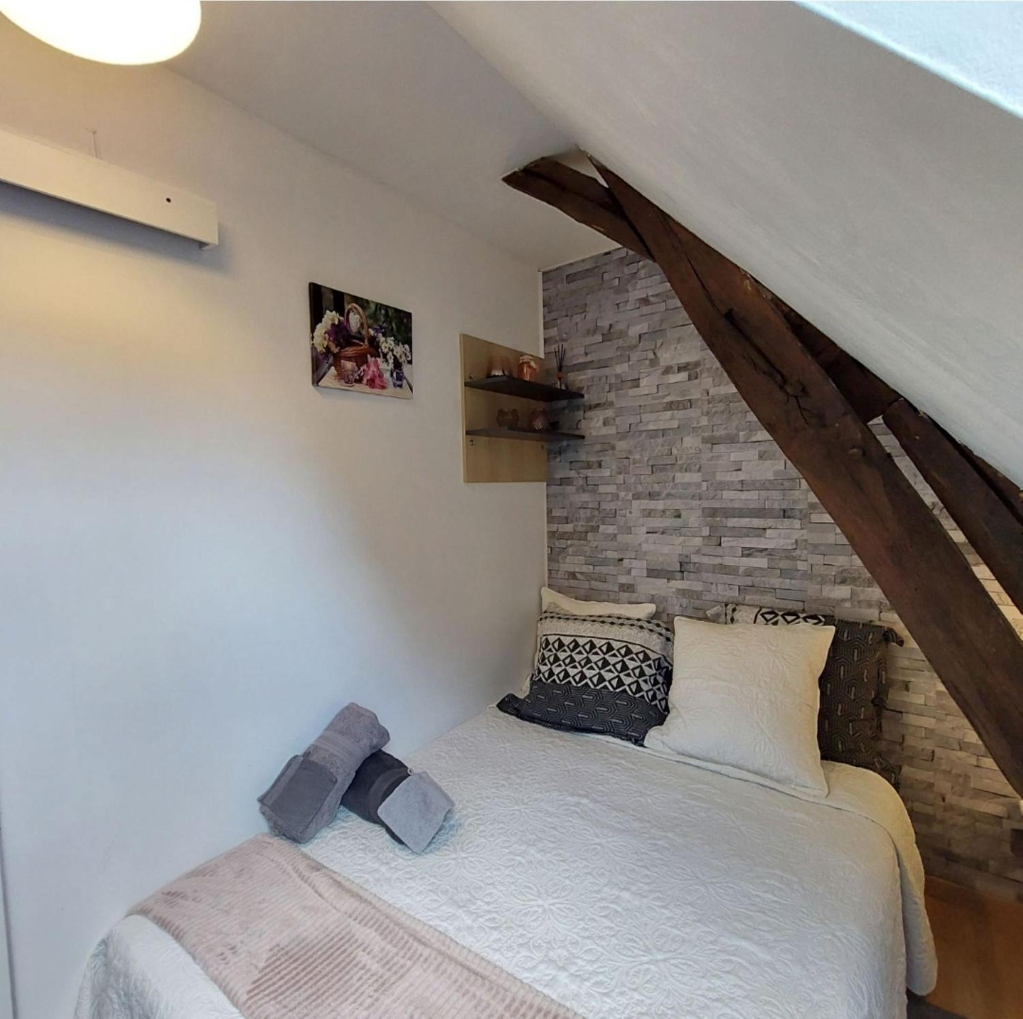 logement campagnard charmant, fonctionnel, cour privée avec WiFi Tauxigny Exterior foto